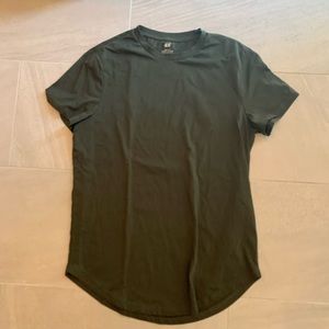 Dark Green H&M long cut tee